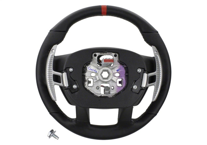 Ford Racing 15-18 F-150 Raptor Performance Steering Wheel Kit - Red Sightline Ford Racing Steering Wheels  AXOPROS