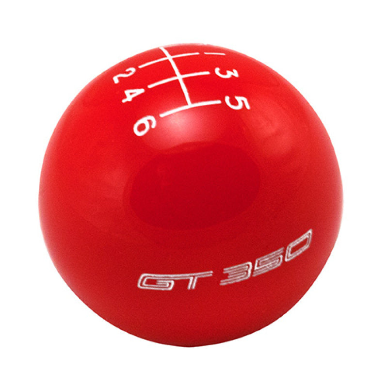 Ford Racing 15-19 Mustang GT350 Shift Knob 6-Speed - Red Ford Racing Shift Knobs  AXOPROS