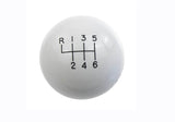 Ford Racing 15-19 Mustang GT350 White 6-Speed Shift Knob Ford Racing Shift Knobs  AXOPROS
