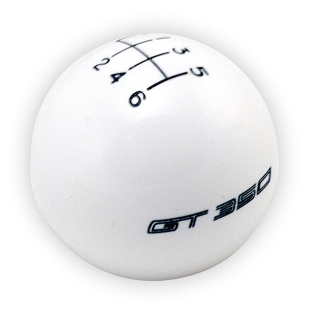 Ford Racing 15-19 Mustang GT350 White 6-Speed Shift Knob Ford Racing Shift Knobs  AXOPROS