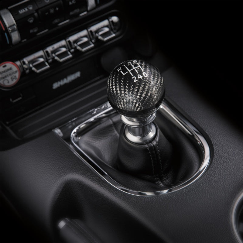 Ford Racing 15-25 Mustang Ford Racing Carbon Fiber Shift Knob 6 Speed Ford Racing Shift Knobs  AXOPROS