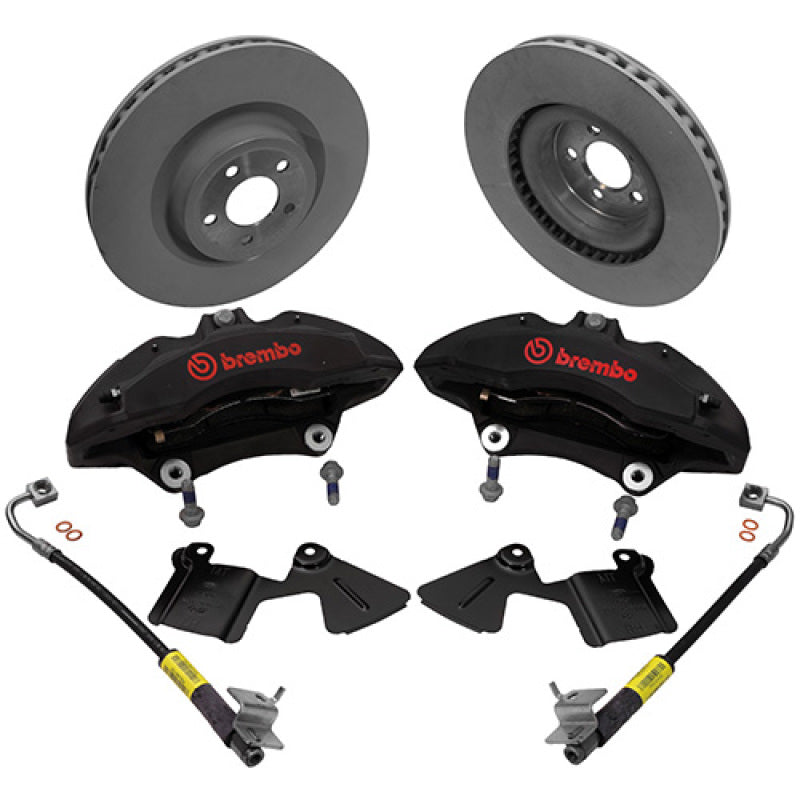 Ford Racing 2015-2016 Mustang Performance Pack 6 Piston Front Brake Upgrade Kit Ford Racing Big Brake Kits  AXOPROS