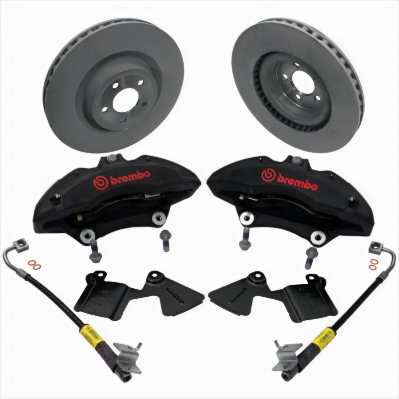 Ford Racing 2015-2016 Mustang Performance Pack 6 Piston Front Brake Upgrade Kit Ford Racing Big Brake Kits  AXOPROS
