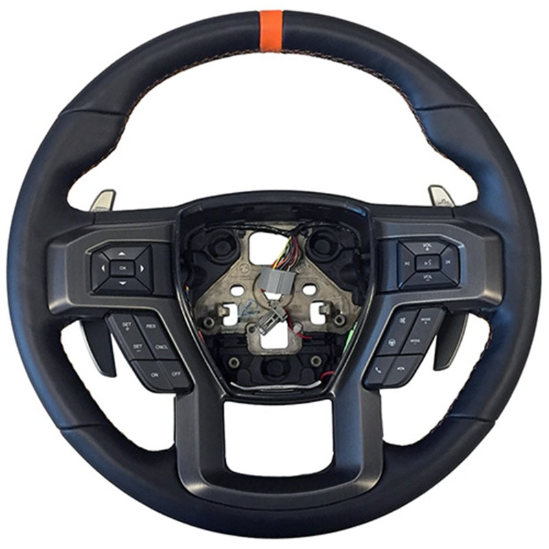 Ford Racing 2015-2017 F-150 Raptor Performance Steering Wheel Kit - Orange Sightline Ford Racing Steering Wheels  AXOPROS