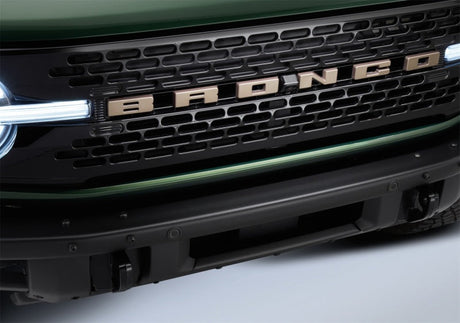 Ford Racing 2021+ Bronco Grille Lettering Overlay Kit - Bronze Ford Racing Other Body Components  AXOPROS