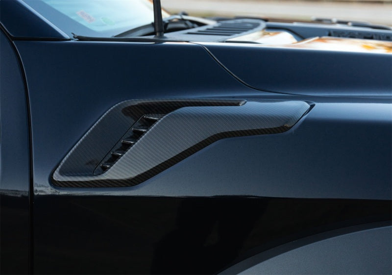 Ford Racing 21-24 F-150 Raptor Carbon Fiber Fender Vent Set - Gloss Ford Racing Spoilers  AXOPROS