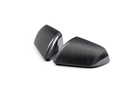Ford Racing 24-25 Mustang (w/o Turn Signals) Carbon Fiber Mirror Skull Caps - Gloss Ford Racing Spoilers  AXOPROS