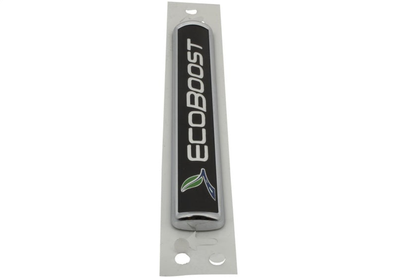 Ford Racing Black/Silver EcoBoost Emblem 3-1/2in x 9/16in - Set of 2 Ford Racing Other Body Components  AXOPROS