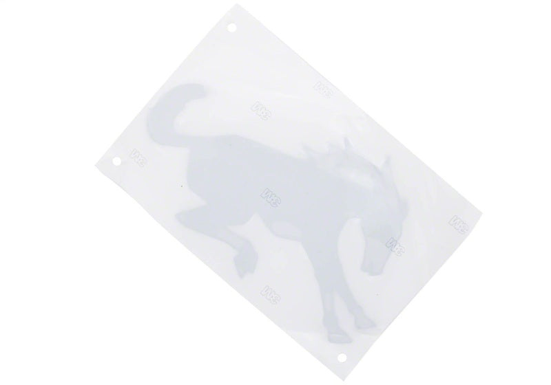 Ford Racing Bronco Rear Emblem - Matte Black Ford Racing Stickers/Decals/Banners  AXOPROS