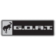Ford Racing Bronco/Bronco Sport G.O.A.T. Badge - Black/Chrome Ford Racing Other Body Components  AXOPROS
