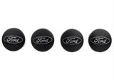 Ford Racing Car Black and Chrome Wheel Cap Ford Racing Wheel Center Caps  AXOPROS