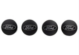 Ford Racing Car Black and Chrome Wheel Cap Ford Racing Wheel Center Caps  AXOPROS