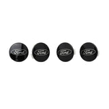 Ford Racing Car Black and Chrome Wheel Cap Ford Racing Wheel Center Caps  AXOPROS