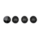 Ford Racing Car Black and Chrome Wheel Cap Ford Racing Wheel Center Caps  AXOPROS