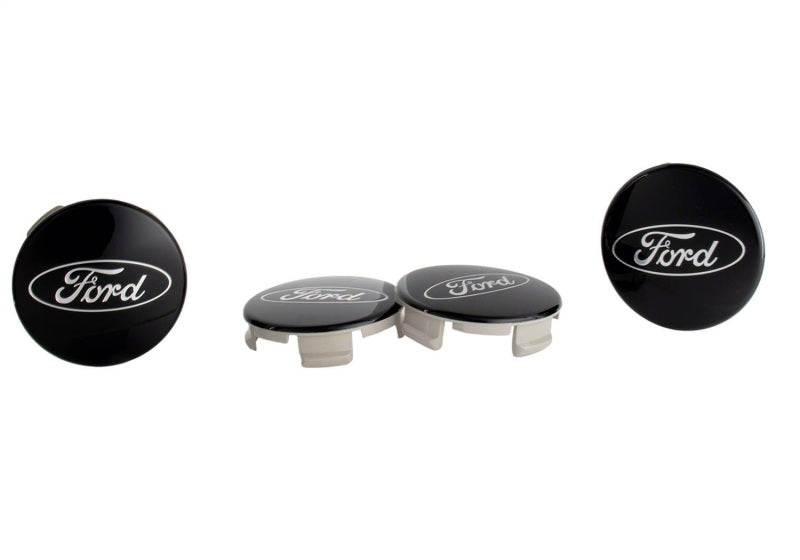 Ford Racing Ford Truck/SUV Black And Chrome Wheel Center Cap Kit Ford Racing Wheel Center Caps  AXOPROS