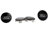 Ford Racing Ford Truck/SUV Black And Chrome Wheel Center Cap Kit Ford Racing Wheel Center Caps  AXOPROS