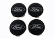 Ford Racing Ford Truck/SUV Black And Chrome Wheel Center Cap Kit Ford Racing Wheel Center Caps  AXOPROS