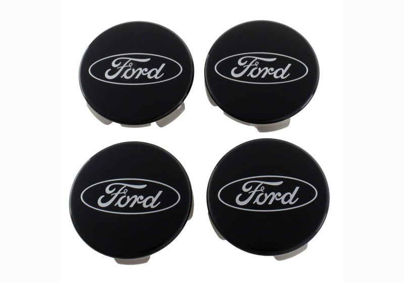Ford Racing Ford Truck/SUV Black And Chrome Wheel Center Cap Kit Ford Racing Wheel Center Caps  AXOPROS