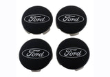 Ford Racing Ford Truck/SUV Black And Chrome Wheel Center Cap Kit Ford Racing Wheel Center Caps  AXOPROS