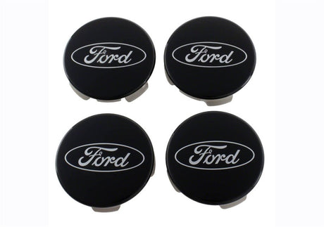 Ford Racing Ford Truck/SUV Black And Chrome Wheel Center Cap Kit Ford Racing Wheel Center Caps  AXOPROS