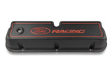 Ford Racing Logo Die-Cast Black Valve Covers Ford Racing Valve Covers  AXOPROS