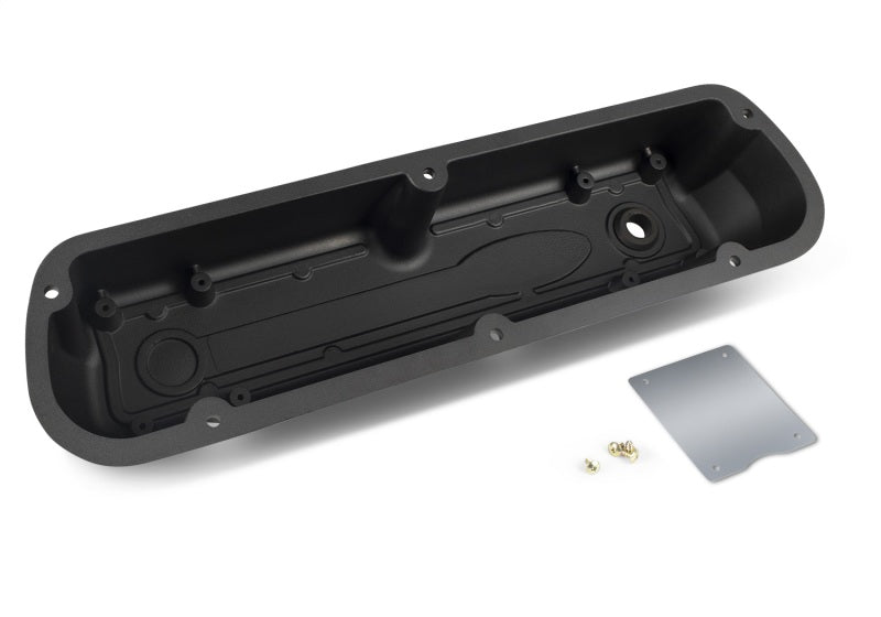 Ford Racing Logo Die-Cast Black Valve Covers Ford Racing Valve Covers  AXOPROS