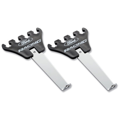 Ford Racing Logo Wire Loom Chrome Base/Black Ford Racing Wire Loom  AXOPROS