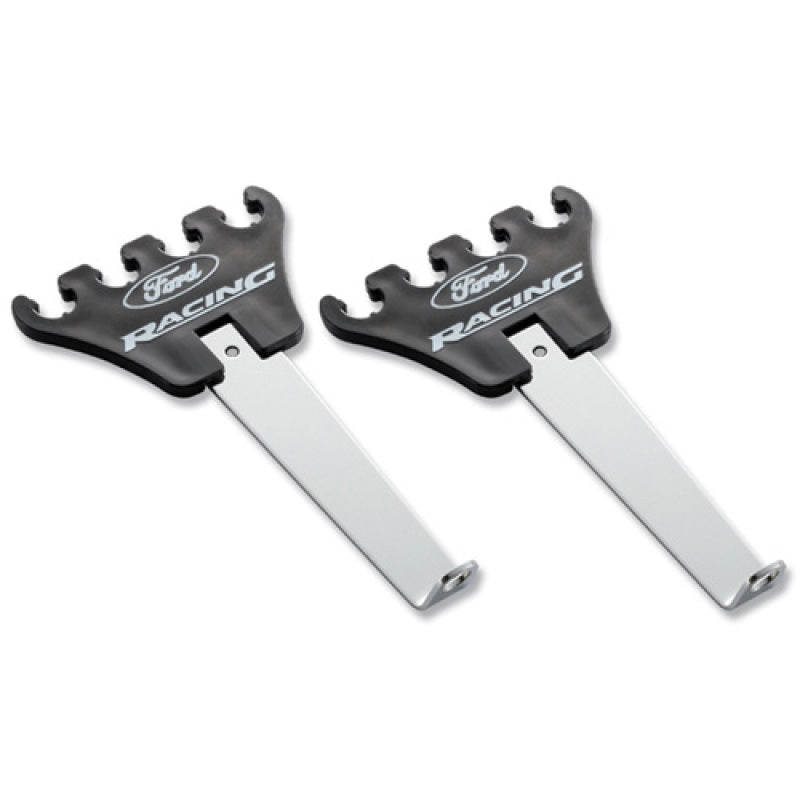 Ford Racing Logo Wire Loom Chrome Base/Black Ford Racing Wire Loom  AXOPROS