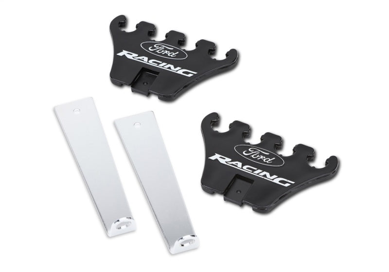 Ford Racing Logo Wire Loom Chrome Base/Black Ford Racing Wire Loom  AXOPROS