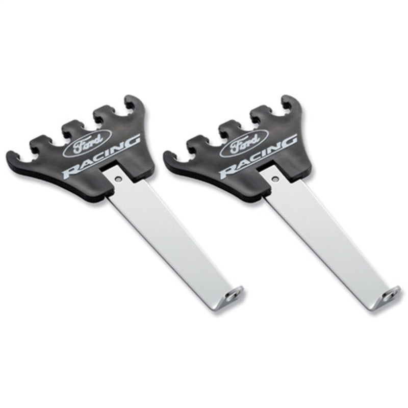 Ford Racing Logo Wire Loom Chrome Base/Black Ford Racing Wire Loom  AXOPROS