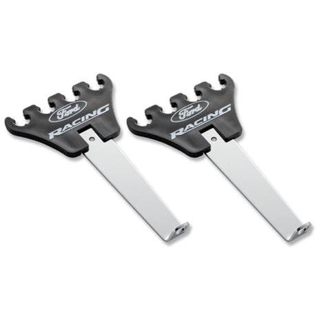 Ford Racing Logo Wire Loom Chrome Base/Black Ford Racing Wire Loom  AXOPROS