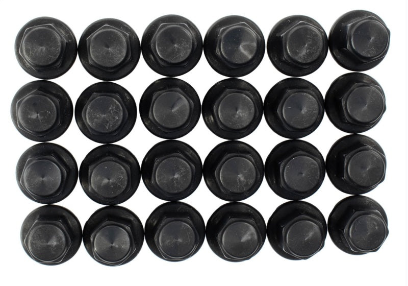 Ford Racing M14 x 1.5 Black Lug Nut - Set of 24 Ford Racing Lug Nuts  AXOPROS