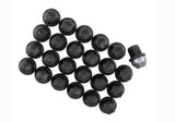Ford Racing M14 x 1.5 Black Lug Nut - Set of 24 Ford Racing Lug Nuts  AXOPROS