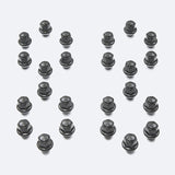 Ford Racing M14 x 1.5 Black Lug Nut - Set of 24 Ford Racing Lug Nuts  AXOPROS