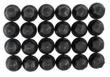 Ford Racing M14 x 1.5 Black Lug Nut - Set of 24 Ford Racing Lug Nuts  AXOPROS