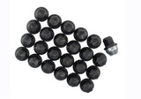 Ford Racing M14 x 1.5 Black Lug Nut - Set of 24 Ford Racing Lug Nuts  AXOPROS