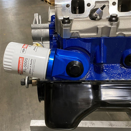 Ford Racing Push Rod V8 90 Degree Billet Oil Filter Adapter Ford Racing Oil Filter Other  AXOPROS