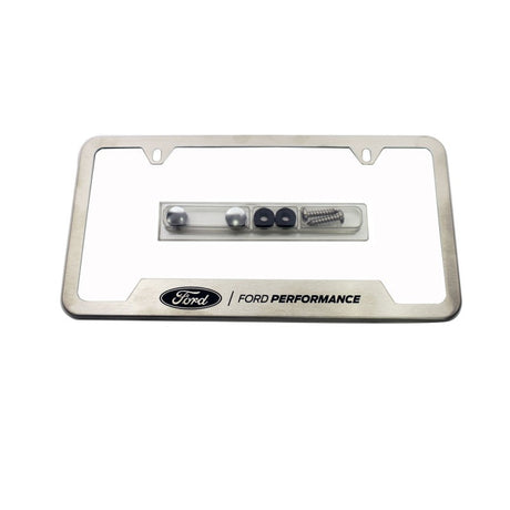 Ford Racing Stainless Steel Ford Performance License Plate Frame Ford Racing License Frame  AXOPROS