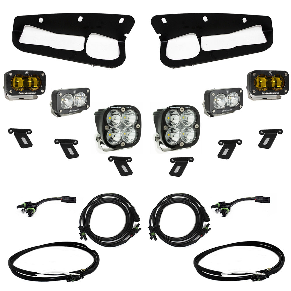 Ford S2 SAE “Sportsmen” Fog Pocket Light Kit Baja Designs Fog Light Kit  AXOPROS