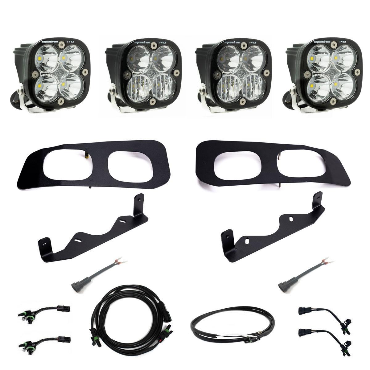 Ford Squadron Pro Dual Fog Pocket Light Kit Baja Designs Fog Light Kit  AXOPROS