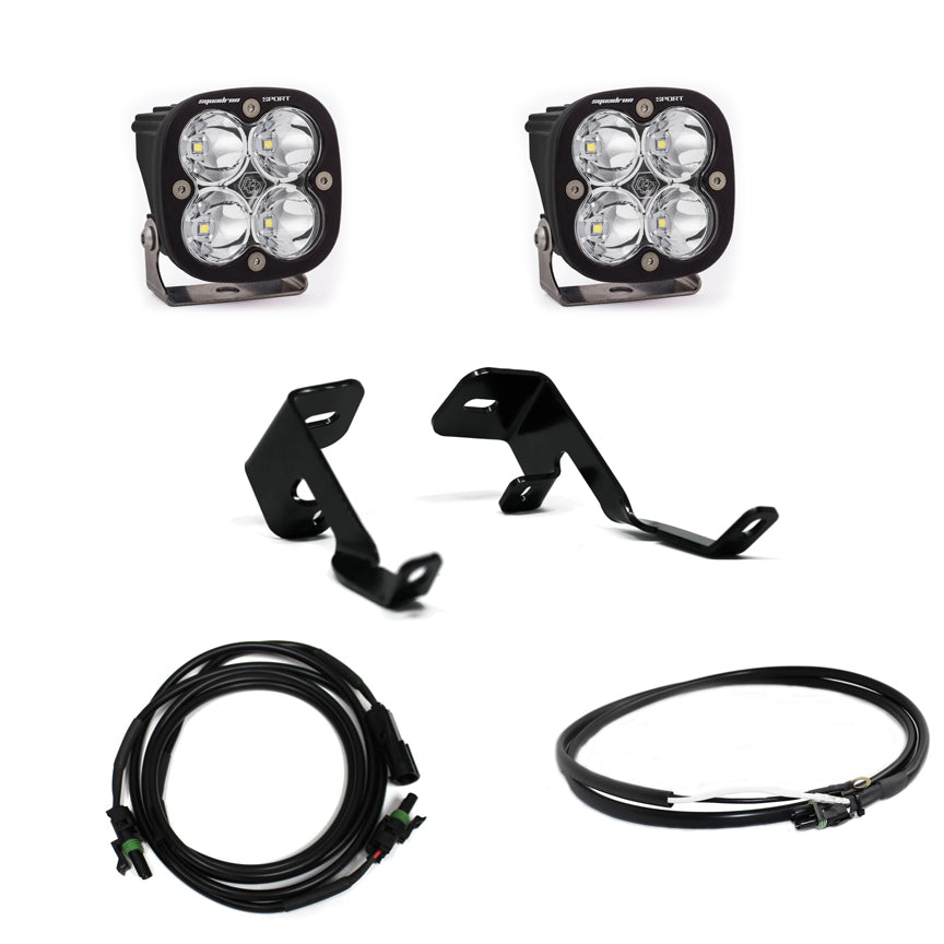 Ford Squadron Sport A-Pillar Light Kit Baja Designs Auxiliary Light  AXOPROS