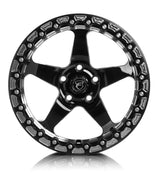 Forgestar D5 Beadlock 17x10 / 5x114.3 BP / ET50 / 7.5in BS Gloss Black Wheel Forgestar Wheels - Cast  AXOPROS