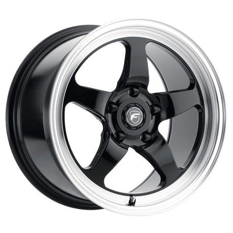 Forgestar D5 Drag 17x10 / 5x114.3 BP / ET50 / 7.5in BS Gloss Black Wheel Forgestar Wheels - Cast  AXOPROS