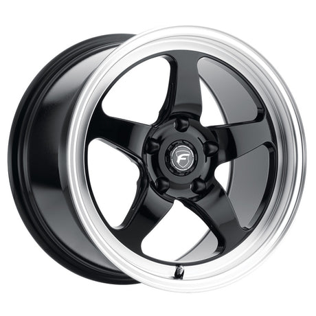 Forgestar D5 Drag 17x10 / 5x115 BP / ET30 / 6.6in BS Gloss Black Wheel Forgestar Wheels - Cast  AXOPROS