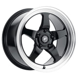 Forgestar D5 Drag 17x10 / 5x120 BP / ET45 / 7.3in BS Gloss Black Wheel Forgestar Wheels - Cast  AXOPROS