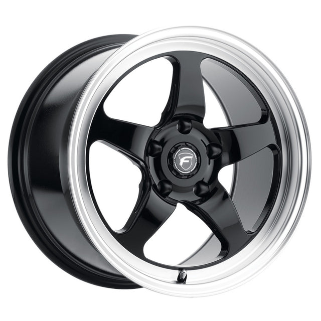 Forgestar D5 Drag 17x10 / 5x120 BP / ET45 / 7.3in BS Gloss Black Wheel Forgestar Wheels - Cast  AXOPROS