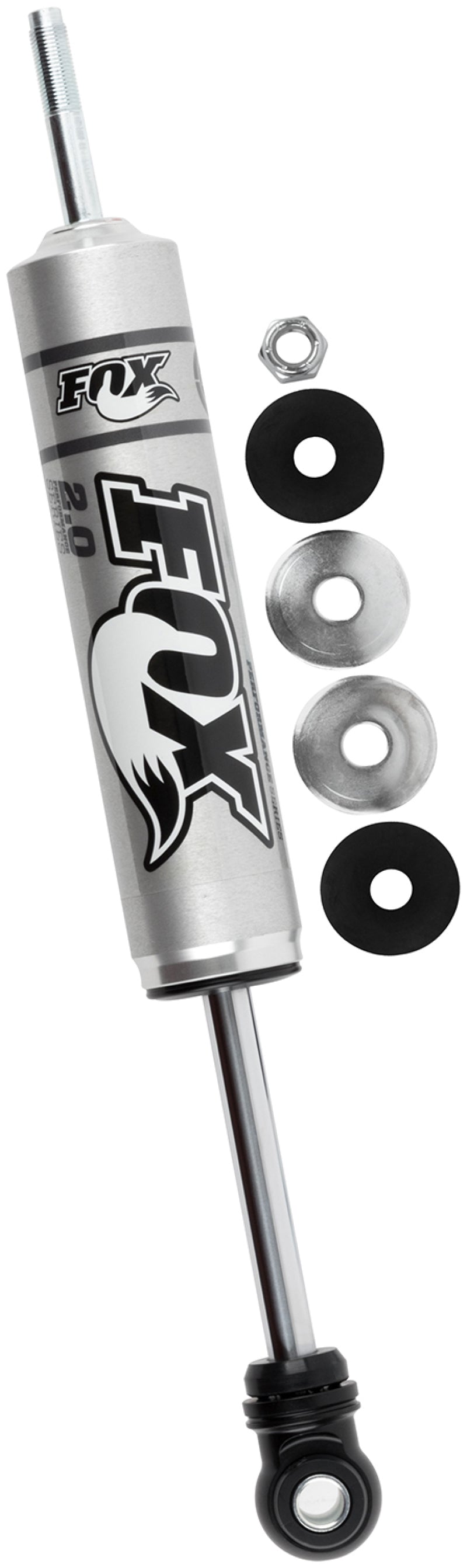 Fox 01-10 Chevy HD 2.0 Performance Series 5.1in. Smooth Body IFP Front Shock (Alum) / 0-1in. Lift FOX Shocks and Struts  AXOPROS