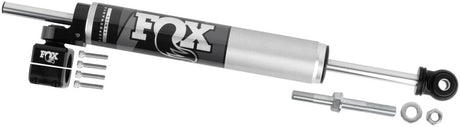 Fox 2007+ Jeep JK 8.2in 2.0 Tie Rod Clamp Steering Stabilizer FOX Hardware - Singles  AXOPROS