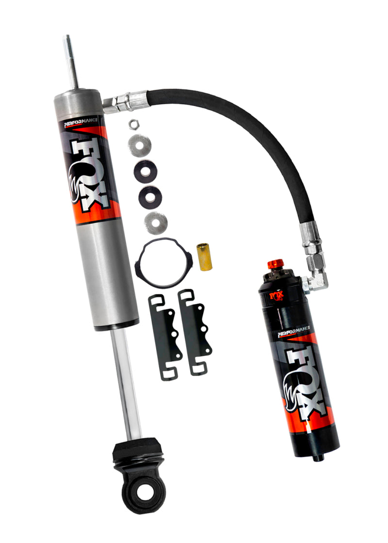 Fox 2017+ Ford SD 2.5 Perf Elite Series Reservoir Shock Front R/R 0-1.5in Lift (Pair) w/ DSC Adj. FOX Shocks and Struts  AXOPROS