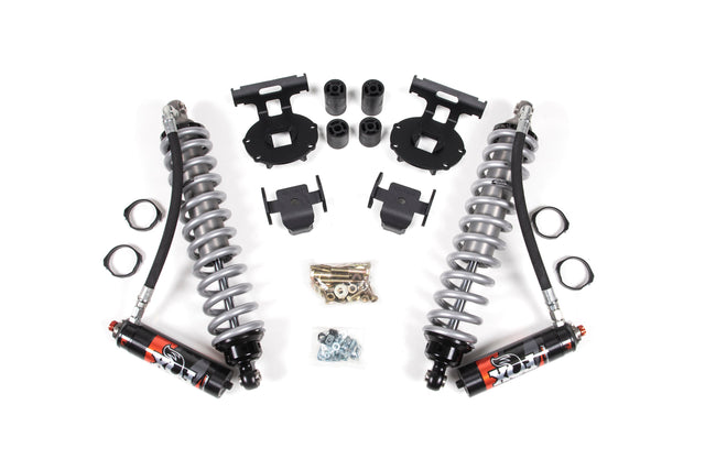 FOX 2.5 Coil-Over Conversion Upgrade - 4 Inch Lift - Performance Elite - Ford F250/F350 Super Duty (05-16) 4WD - Diesel BDS Suspension Suspension Shock Absorber Conversion Kit  AXOPROS